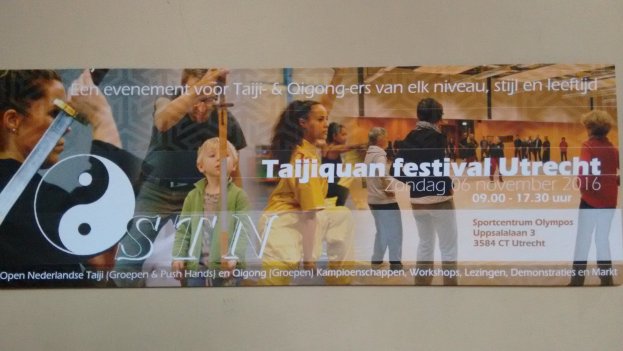 Evenement: STN T'ai Chi festival 6 november 2016